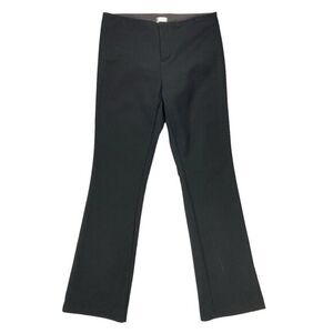 Ecru Bootcut Pants Womens 2 Black Stretchy Knit Dress Yoga Flare Business Casual